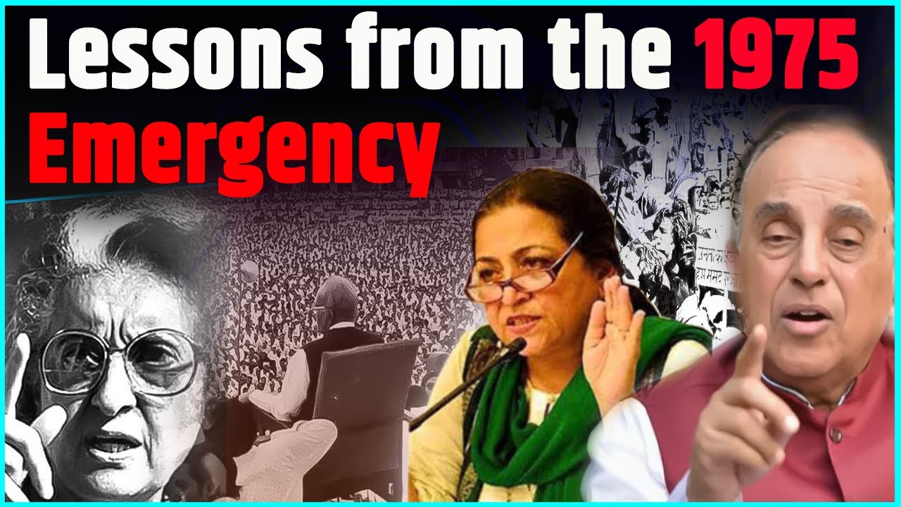 Lessons from the 1975 Emergency || Dr. Subramanian Swamy